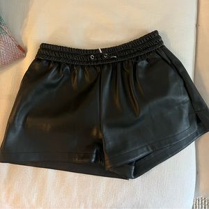 Frankie shop leather shorts